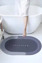吸水速乾 防滑バスマット【浮石製・トイレ・洗面所用】