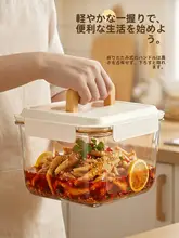 大容量ガラス密閉容器【食品グレード・漬物用・収納ジャー】