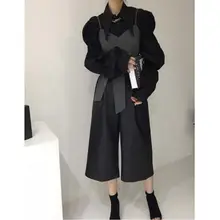 万能なランタンスリーブシャツとキャミソールの組み合わせ（セットアップ対応）