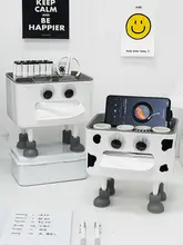 多機能ティッシュボックス【シンプルデザイン・リモコン収納・テーブル用】