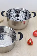 家庭用ステンレススチール蒸し器【単層・コンパクト・多機能】