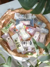 包装袋 ヌガーキャンディー 使用透明袋子 太さキャラメルナッツ キャンディー用紙 100個