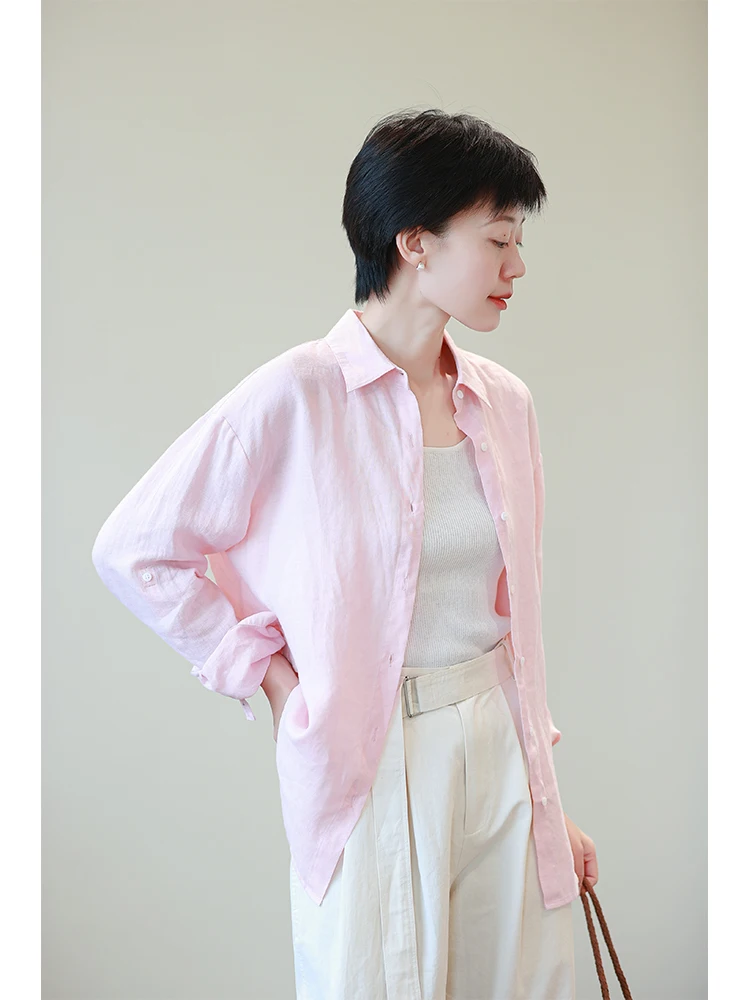 大人可愛い服 40代コーデの本質を解く｜苎麻シャツの自然な優しさ