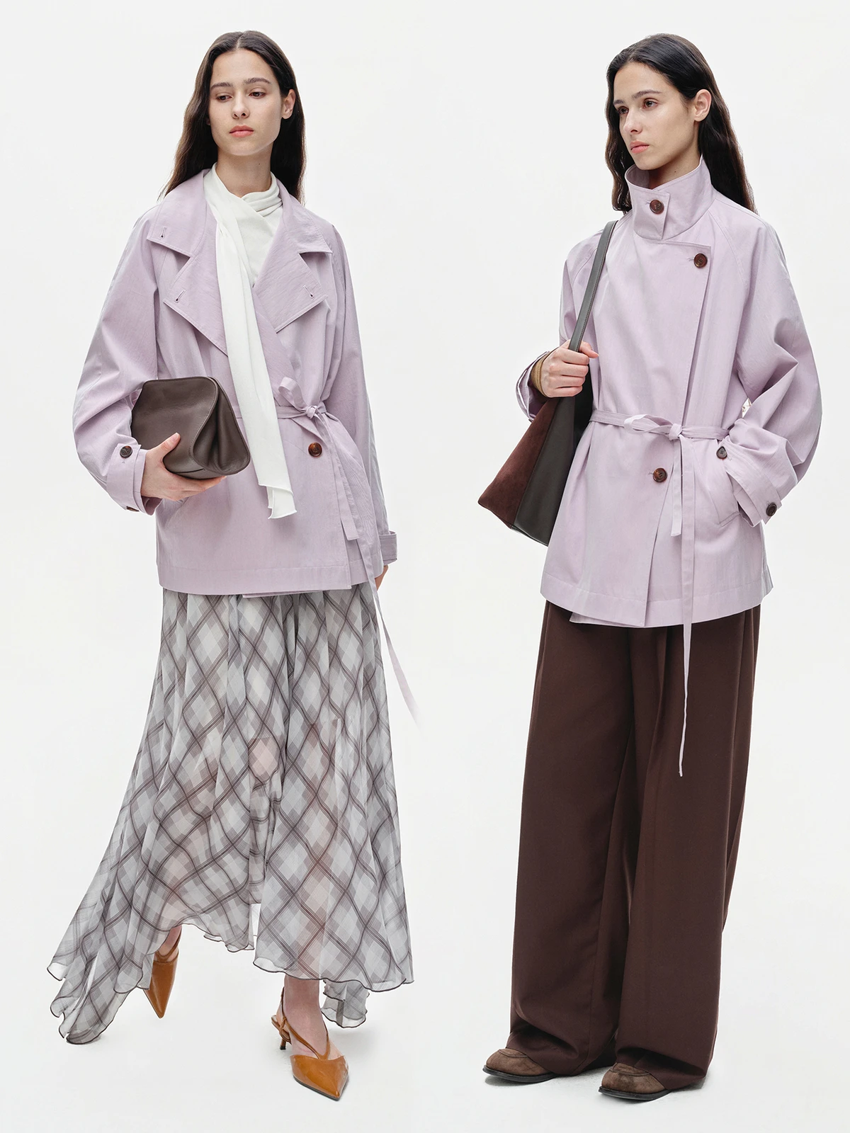 イギリス風レインコート：marllenの長丈コットン風雨コートが解決する雨の日の通勤課題