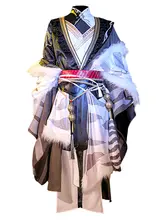 コスプレ服セット【厳白虎・ウィッグ・シューズ付き・古風デザイン】