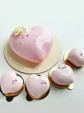 ハート型のシリコンケーキ型【フランス風・バレンタインデー・六インチ】