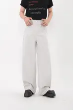 クリーンフィットデザインのワイドレッグデニムパンツ【メンズ・ロング・極上の柔らかさ】（セットアップ対応）
