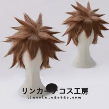 王国の心３ 主人公ソラのコスプレ用爆発ロングウィッグ【ブラウン】