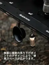 black dog アウトドア用アルミ合金折りたたみテーブル【携帯便利・キャンプ用】