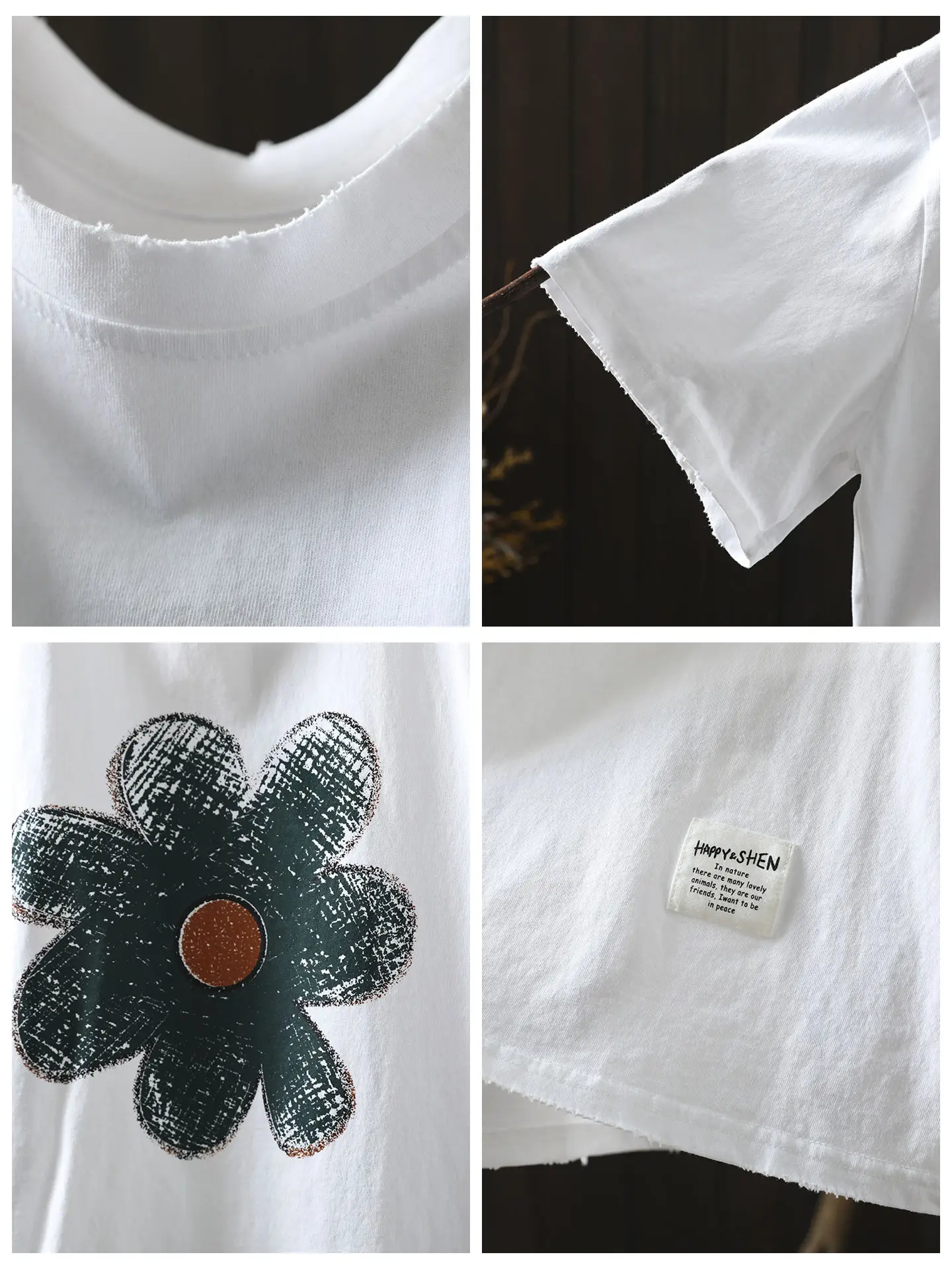 色褪せたTシャツは本当にダメなのか？エレガントな花柄プリントTシャツが教えてくれた、色落ちの美しさ