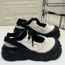 おしゃれな大頭デザインのサンダル【真皮・通気性・マリージェンスタイル】