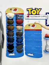 毛毡製フック付き帽子収納ラック【家庭用・野球帽展示用】