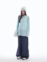 した雰囲気のグリーン長袖Tシャツ【軽やかで通気性抜群・UVカット・女性用】