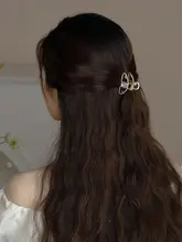 優雅な宮廷風のヘアクリップ【小型シャーククリップ・フレンンテージ・万能デザイン】