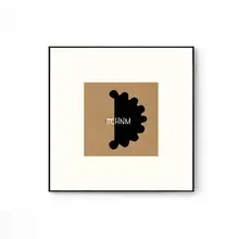 モダンでシンプルなリビングルームの装飾画 せいほうけい ニッチアート