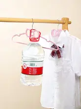 可愛いピンクのリボン付きハンガー【防滑・家庭用・ロリータ風】