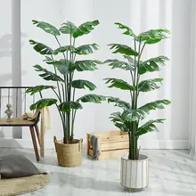 モンステラ 植物 装飾 大型ポット 室内 リビングルーム 高品質