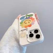 鮮やかなひまわりデザインのスマートフォンケース【iPhone対応・衝撃吸収・おしゃれ】