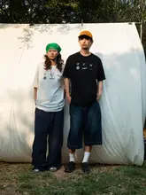 オリジナルデザインロゴプリントTシャツ【夏用・男女兼用・カジュアル・短袖】