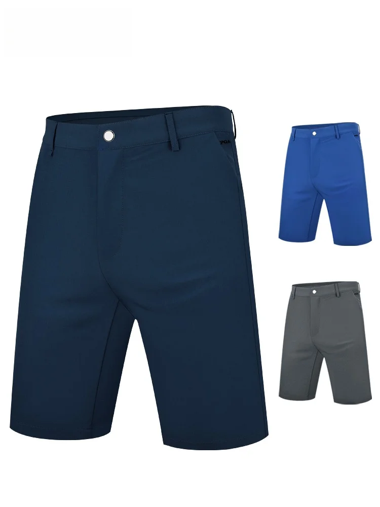 pgm 通気性に優れたゴルフ用ショートパンツ【男性用・速乾・カジュアル】 夏のメンズコーデに最適な通気性とデザインのバランス