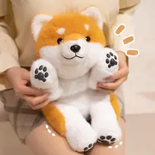 可愛い柴犬ぬいぐるみ【ハスキー風・誕生日プレゼント・子供に最適】