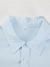 肌理感デザインの女性用カジュアルシャツ【夏用・薄手】