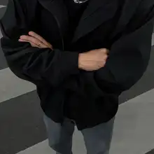 防水性に優れた春秋冬用アウタージャケット【無地・立襟・クッション入り・男女兼用】