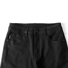 高級感あふれるストレートデニムパンツ【男性用・ブラック・水洗い仕上げ・春用】