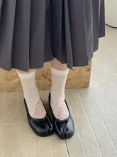 ガラスシルクスプリットトゥソックス春夏薄手