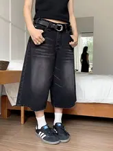 黒のデニムハーフパンツ【夏用・極上の柔らかさ・フィット・アメリカンリトロ】
