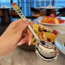 18/10ステンレス製 メインスプーン【ロングハンドル・西洋料理・スープ用】