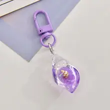 夜光DIY貝殻ペンダントカップル用キーホルダー【ギフトボックス付き】