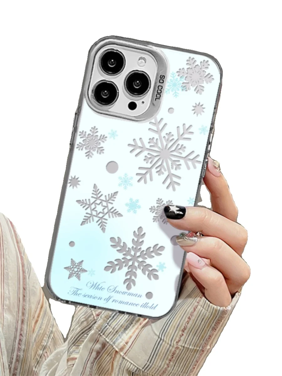 冬の雪の結晶デザイン スマホケース：iPhoneやAndroid対応の保護機能と実用性を徹底解説