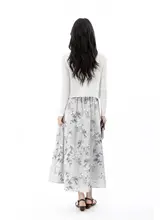 2点セット キャミワンピース ショート丈トップス レディース 花柄 着痩せ きれいめ 上品 夏「XinmonLee」