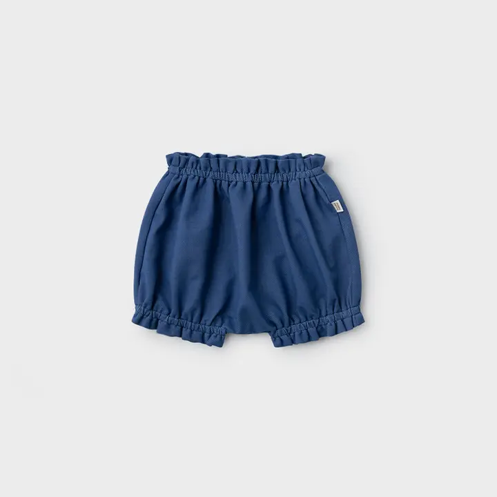 赤ちゃん用夏用高弾性デニムショートパンツ【可愛らしいデザイン・PPパンツ】（セットアップ対応）