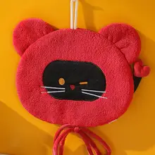 かわいい猫デザインのマルチタオル【キッチン＆バスルーム用】