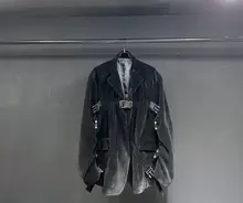 オーバーサイズ コーデュロイ ジャケット【厚手・ダークデコンストラクション・秋冬用】