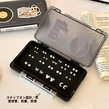 耳飾り収納ボックス【大容量・持ち運び便利・スポンジ製】