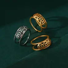 金製リング【男女兼用・蜜蝋翡翠インレイ・玉石保護リング・穴あけ不要】