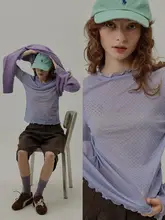 高弾力ドットメッシュタートルネックTシャツ【快適デザイン】