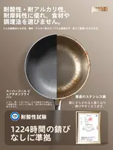 Supor 純正チタン製 炒め鍋【ノンコーティング・家庭用・非粘着】