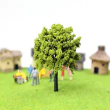 樟の木模造品【ミニチュア風景用・軍用グリーン・DIY建築モデル材料】