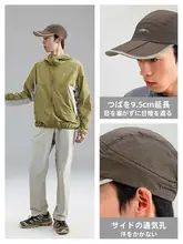 軽量折りたたみ防止紫外線遮断ダックビルキャップ【アウトドア・登山・ハイキング用】