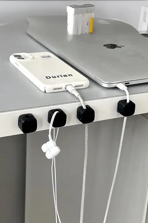 デスクケーブルクリップ 充電ケーブル データケーブル 収納 固定 穴あけ不要 デスク周り 整理整頓