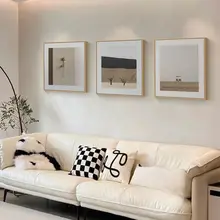 北欧スタイルの木製インテリアアート【シンプル・リビングルーム用・壁掛け】