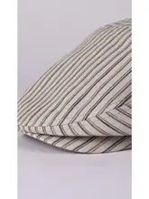 ストライプデザインのキャップ【軽やかで防晒効果・アウトドア用】