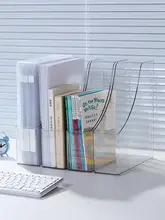 収納ボックス ブックスタンド 学生 オフィス アクリル シンプル 透明