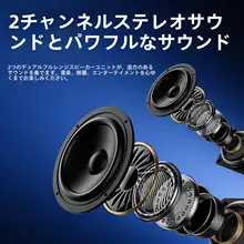 デスクトップ用 Bluetooth有線スピーカー【立体音響・ゲーム対応・トーン調整ダイヤル付き】