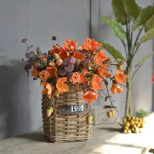 長枝のフェイクフラワー【シルク製・インテリア装飾用】