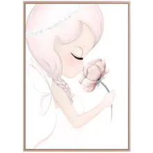 ウォールアート 北欧風 インスタ映え ピンク 姫系 プリンセス キッズ 女の子 子供部屋 寝室 かわいい